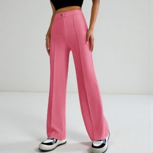 Pantalon Tela Rosado
