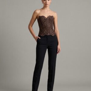 Blusa Strapless Corset
