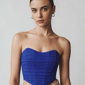 Blusa Strapless Corte de corazón