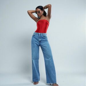 Body Rojo Strapless
