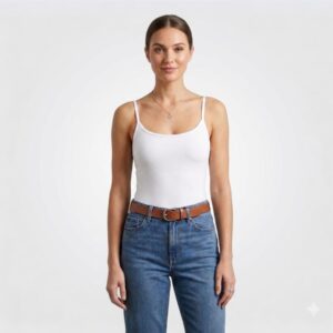 Body blanco con tirantes