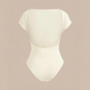 Body blanco espalda descubierta