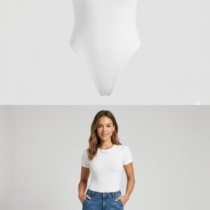 Body manga corta