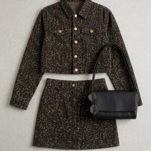 Conjunto Estampado Con Falda