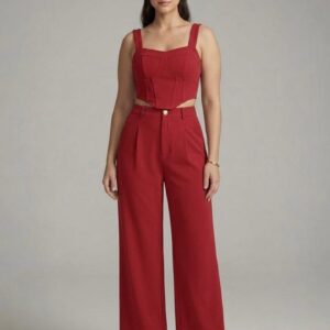 Conjunto rojo sin manga