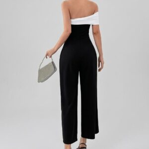 Conjunto straple blanco y negro