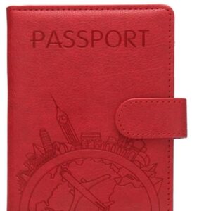 Funda Roja Para Pasaporte