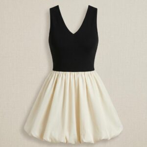 Vestido short globo (2) Vestido short globo