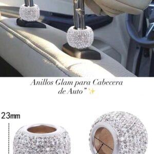 Anillos Glam para cabecera de carro
