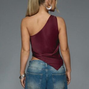 Blusa Ocre Una Manga
