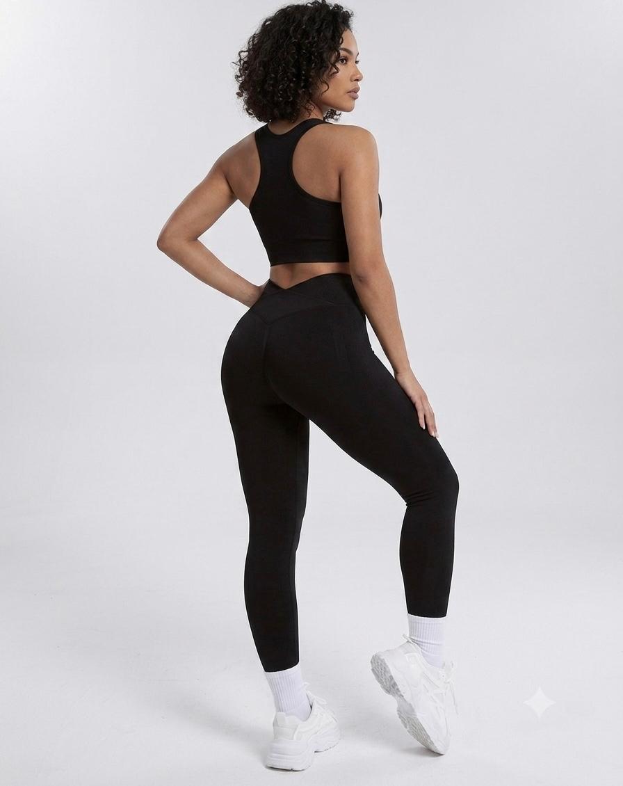 Conjunto Deportivo Con Crop Top 2 Conjunto Deportivo Con Crop Top
