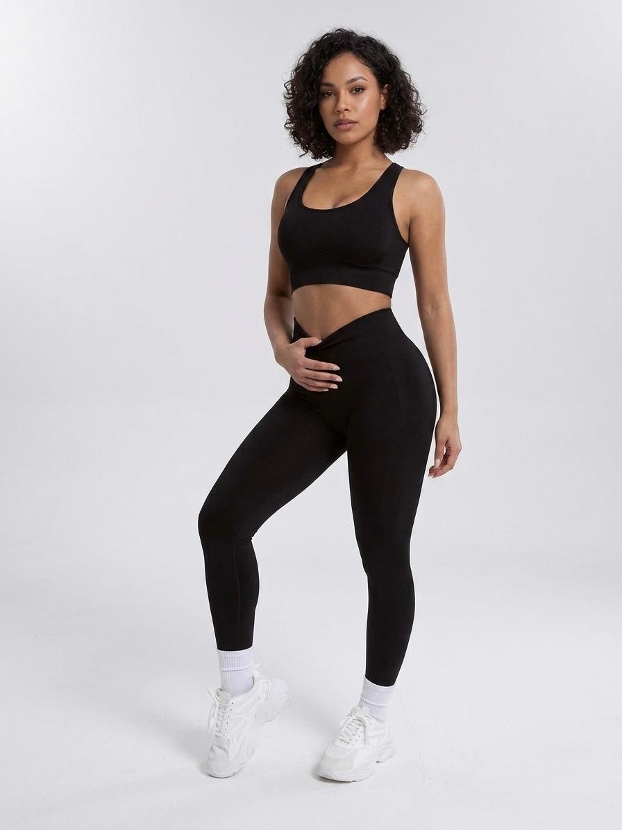 Conjunto Deportivo Con Crop Top 1 Conjunto Deportivo Con Crop Top