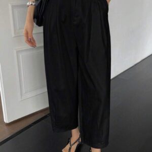 Pantalon Ancho Negro Pantalon Ancho Negro