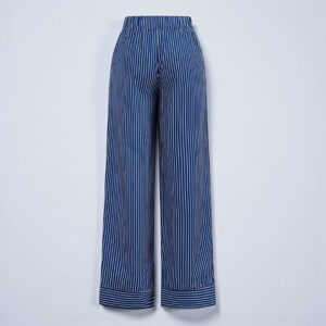 Pantalon Azul Rayado
