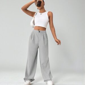 Pantalón Liso Gris