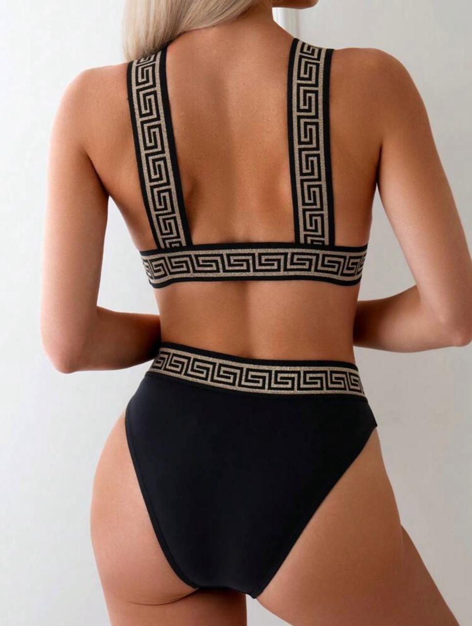 Traje de Baño Negro Moderno 3 Traje de Baño Negro Moderno