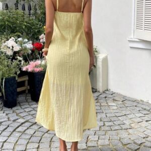 Vestido Amarillo Largo