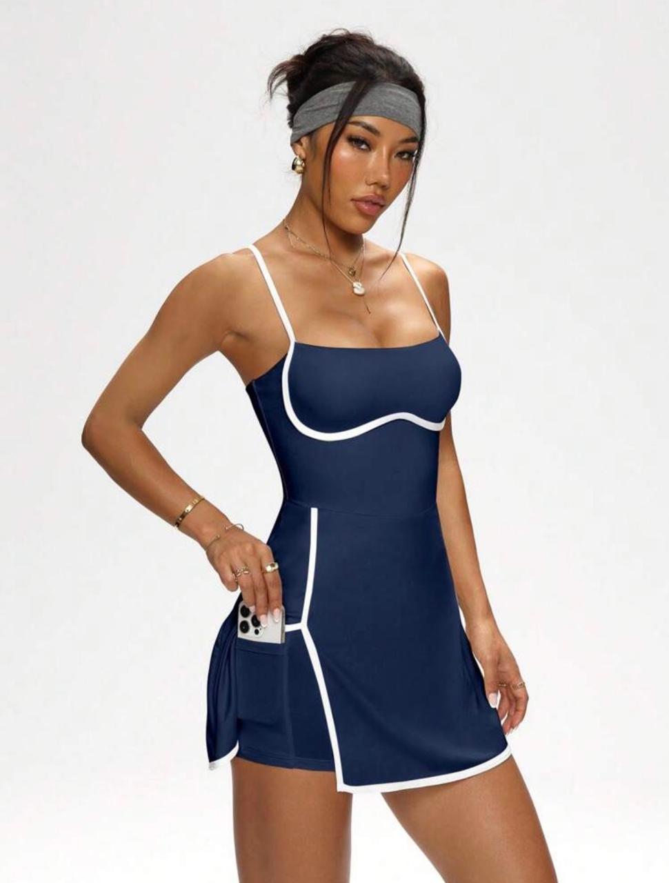 Vestido Azul Deportivo 2 Vestido Azul Deportivo