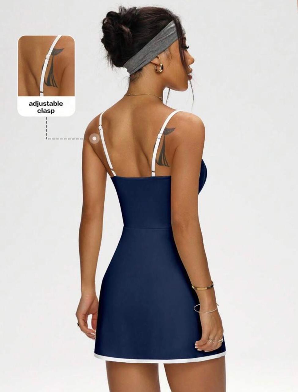 Vestido Azul Deportivo 3 Vestido Azul Deportivo