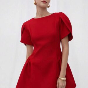 Vestido Corto Roja