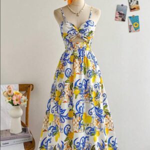 Vestido Largo Floral Verano