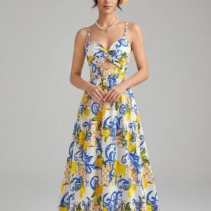 Vestido Largo Floral Verano