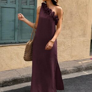 Vestido Morado Largo