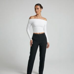 Blusa Blanca Strapless