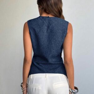 Blusa Con Cintura Cruzada