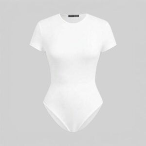 Body Blanca Manga Corta