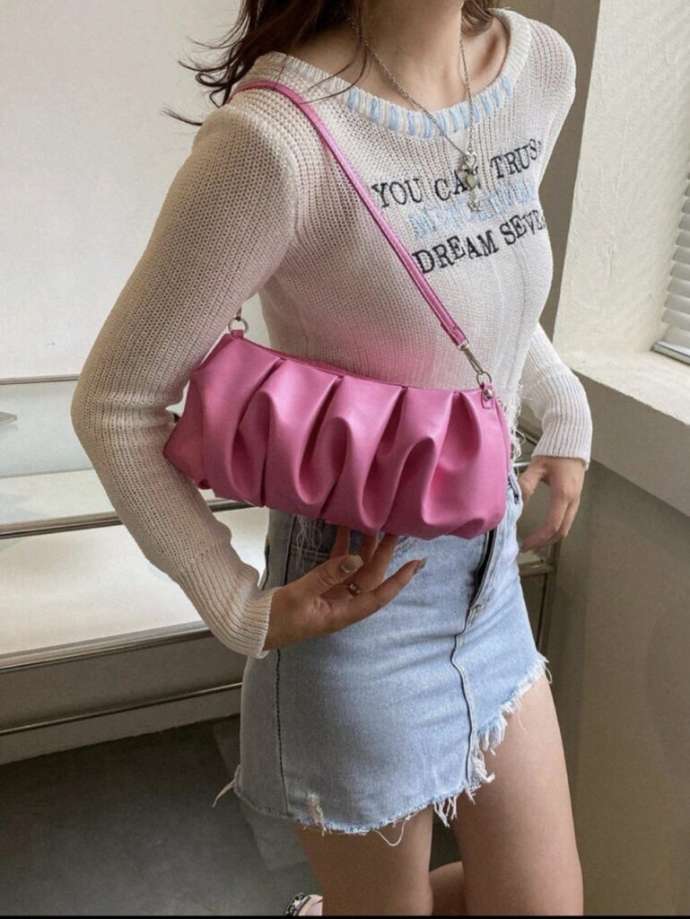 Bolso Shoulder Rosa