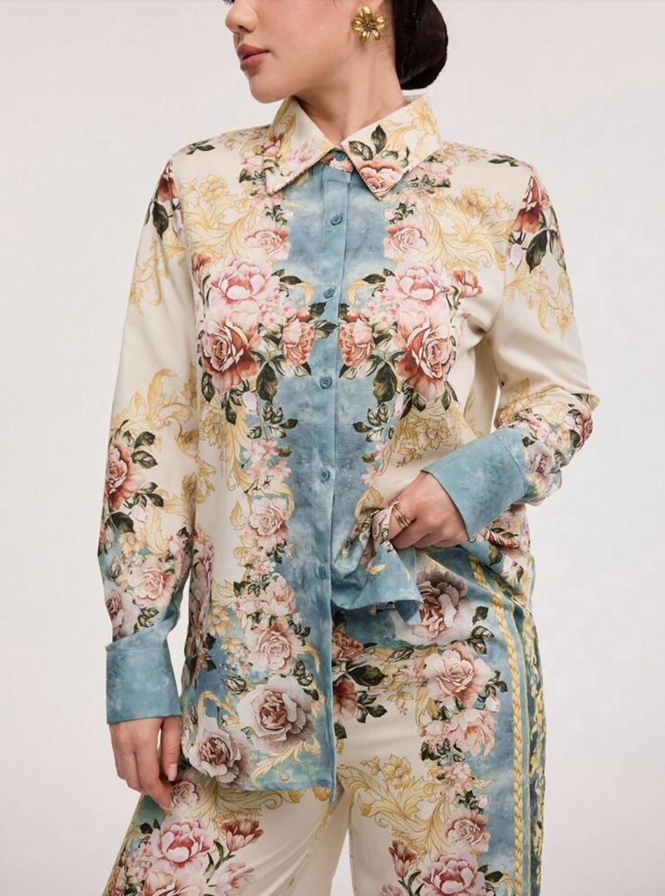 Conjunto Azul Estampado 3 Conjunto Azul Estampado