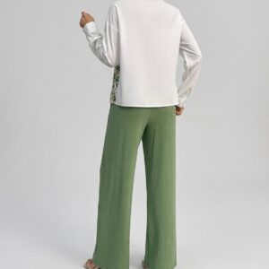 Conjunto Verde Y Blanco