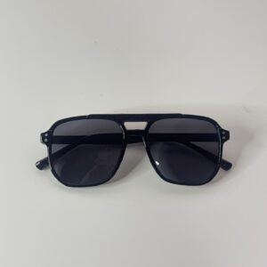 Lentes De Sol Negro Redondos