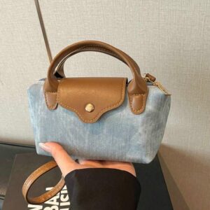 Mini Cartera Azul Jean