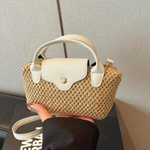Mini Cartera Con Blanco
