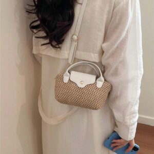 Mini Cartera Con Blanco
