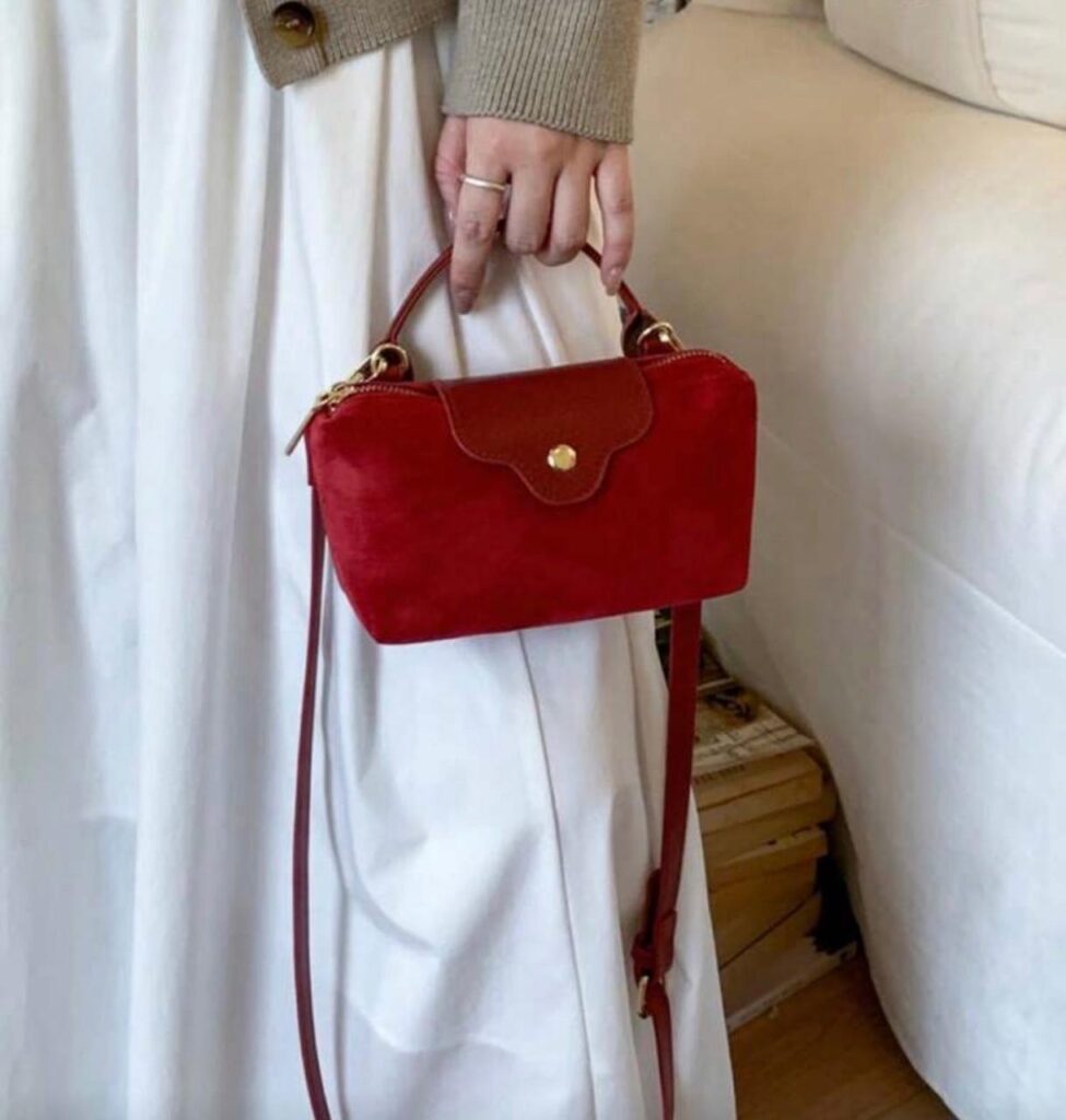 Mini Cartera Roja