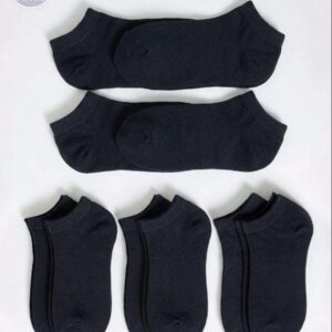 Set De 5 Pares Calcetines Negros