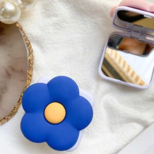 Soporte Azul Para Celular Con Espejo