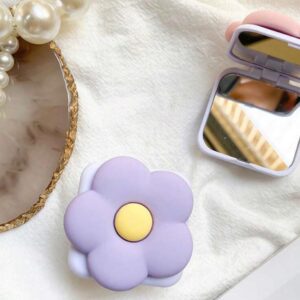 Soporte Morado Para Celular Con Espejo