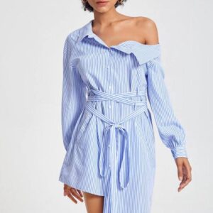 Vestido Corto Azul