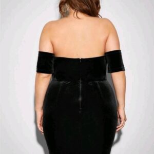 Vestido Negro Strapless