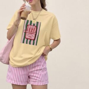 Conjunto Short Y Camisa Amarilla