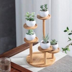 Soporte de Madera Para Plantas