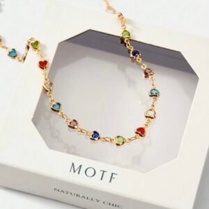 Collar Cadena De Colores