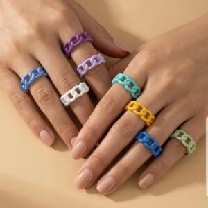 Set Anillos De Colores