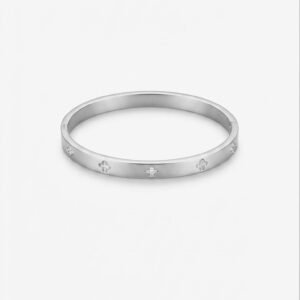 Pulsera Estilo Cartier Plateada