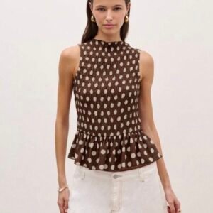 Blusa Sin Manga Estampado