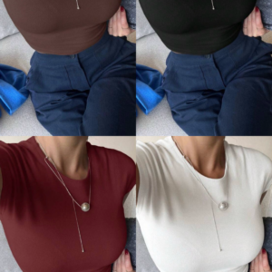 Camiseta Ajustada Manga Corta